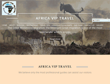 Tablet Screenshot of africaviptravel.com